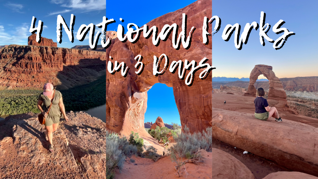 National parks road trip itinerary, by travel blogger Wandering the Gap
