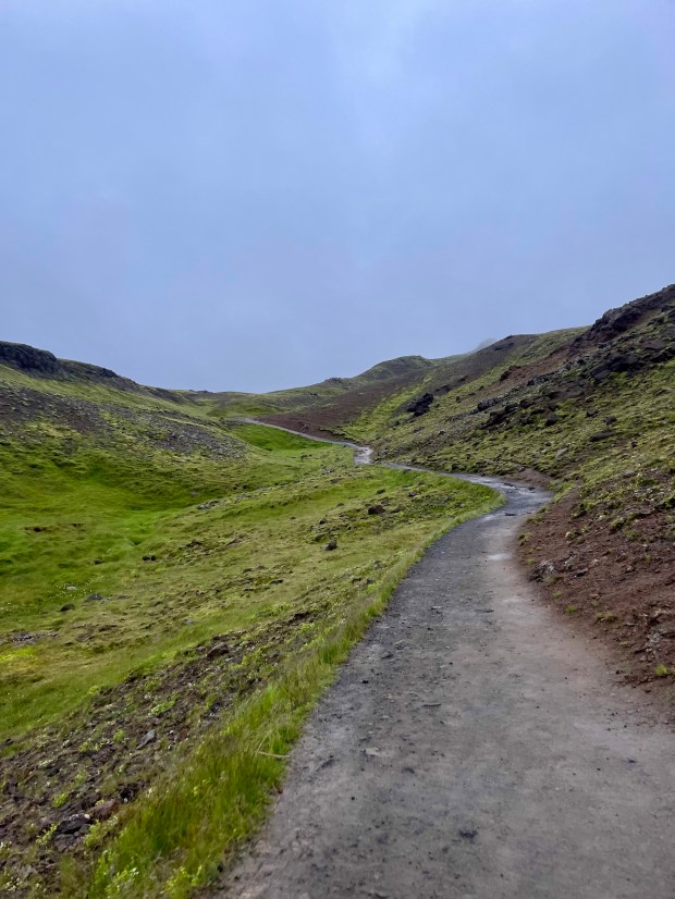 Reykjadalur Hot Springs, by travel blogger Wandering the Gap