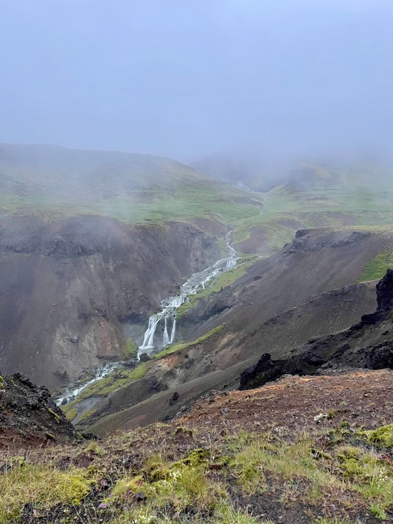 Reykjadalur Hot Springs, by travel blogger Wandering the Gap
