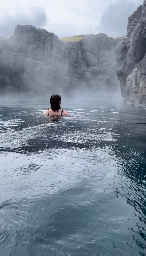 Sky Lagoon or Blue Lagoon, by travel blogger Wandering the Gap